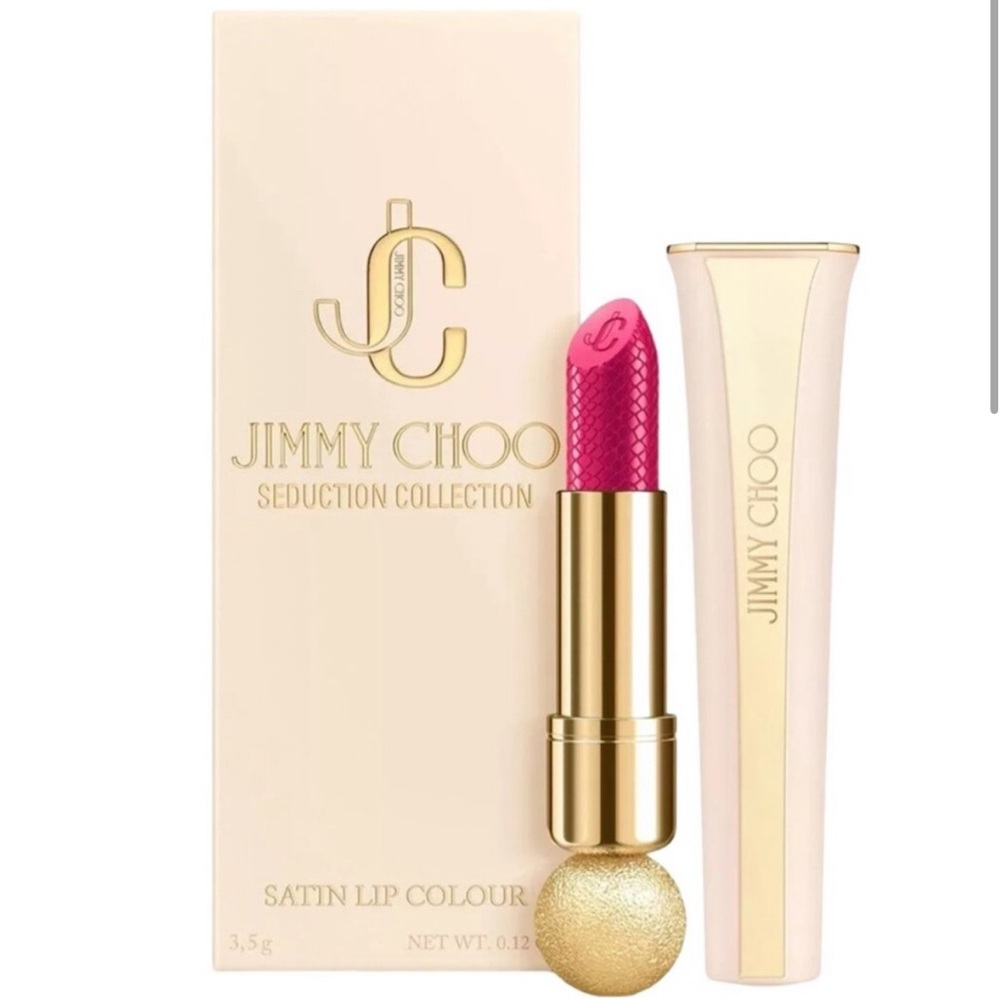 Jimmy Choo Satin Lip Clolour. 007 HOT PINK NIB Sealed!